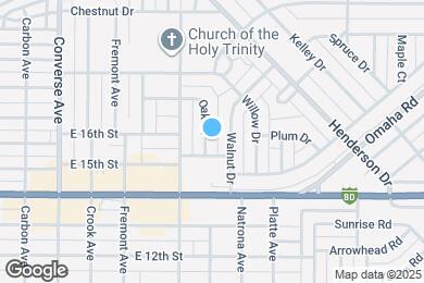 Map image of the property - 1509 Oak Ct