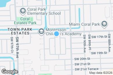 Map image of the property - 1621 SW 93rd Ct