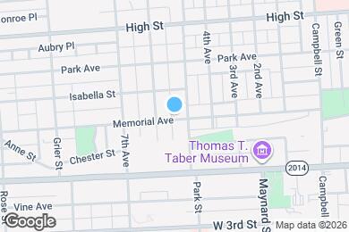 Map image of the property - 1016 Memorial Ave