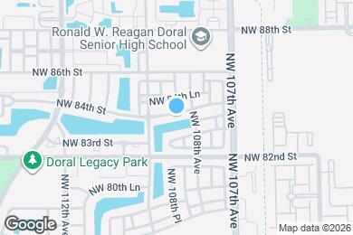 Map image of the property - 10824 NW 84th St