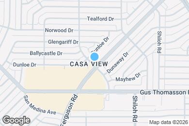 Map image of the property - 10402-10404 Joaquin Dr