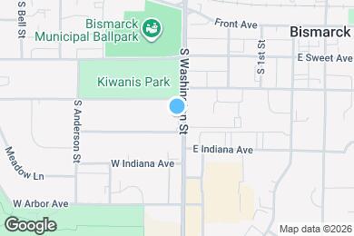 Map image of the property - 408 S Washington St