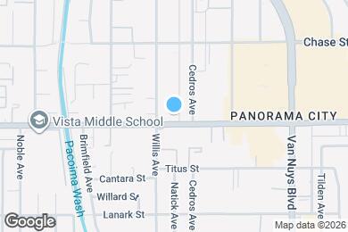 Map image of the property - 14735 Roscoe Blvd