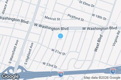 Map image of the property - 1942 S Rimpau Blvd