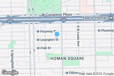 Map image of the property - 3616 W Lexington St
