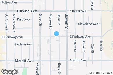 Map image of the property - 619 E Parkway Ave