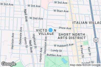 Map image of the property - 143 W 1st Ave