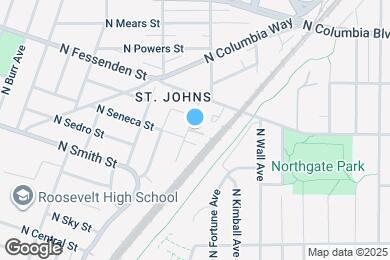 Map image of the property - 9424 N Macrum Ave