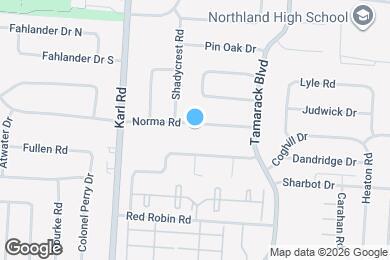 Map image of the property - 1675 Norma Rd