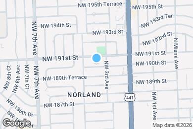 Map image of the property - 335 NW 190th St