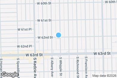 Map image of the property - 6200-6202 S Whipple St