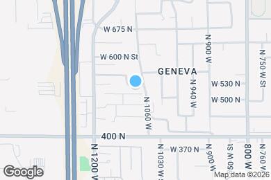 Map image of the property - 1075 W 530 N