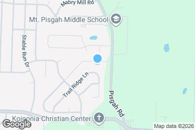 Map image of the property - 1418 Hidden Ridge Ln