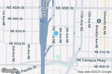 Map image of the property - 4226 7th Ave NE