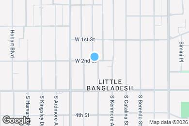 Map image of the property - 345 S Alexandria Ave