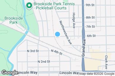 Map image of the property - 930 6th St