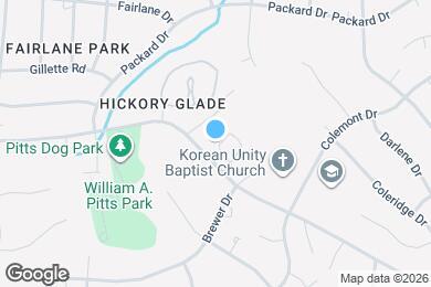 Map image of the property - 445 Claircrest Dr