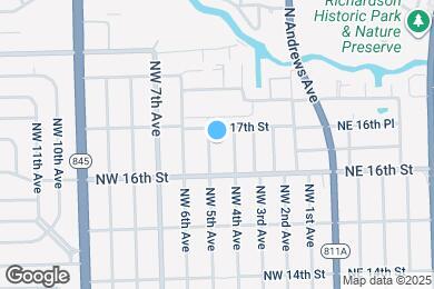 Map image of the property - 1628 NW 5th Ave