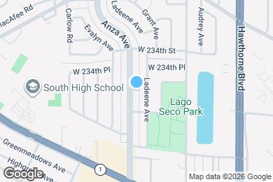 Map image of the property - 23518 Anza Ave