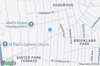 Map image of the property - 3208 Griffin Ave