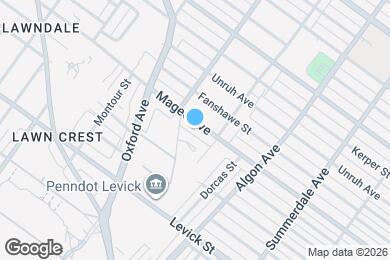 Map image of the property - 910 Magee Ave