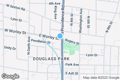 Map image of the property - 415 N Providence Rd