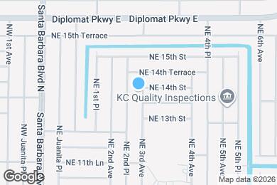 Map image of the property - 1326 NE 3rd Ave