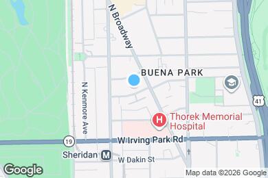 Map image of the property - 920 W Belle Plaine Ave