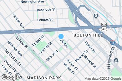 Map image of the property - 1714 Park Ave