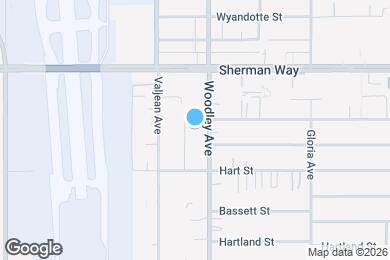 Map image of the property - 7045 Woodley Ave