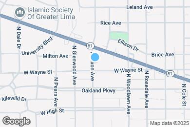 Map image of the property - 402 N Nixon Ave