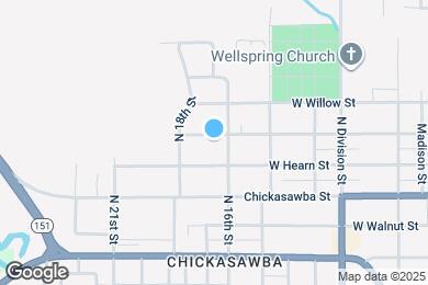 Map image of the property - 1611 Holly St