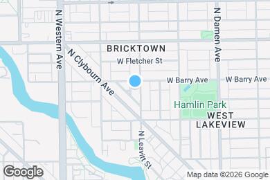 Map image of the property - 3046 N Leavitt St