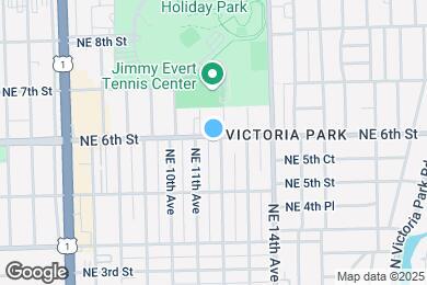 Map image of the property - 549 NE 12th Ave