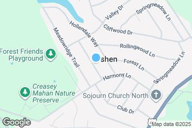 Map image of the property - 1109 Crestview Way