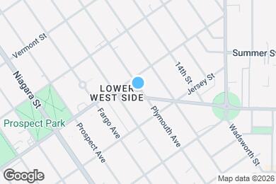 Map image of the property - 414 Porter Ave