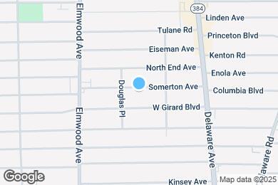 Map image of the property - 100 Somerton Ave