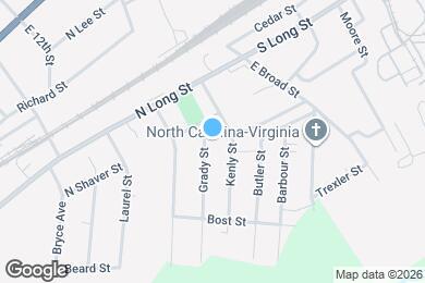 Map image of the property - 1200 Grady St