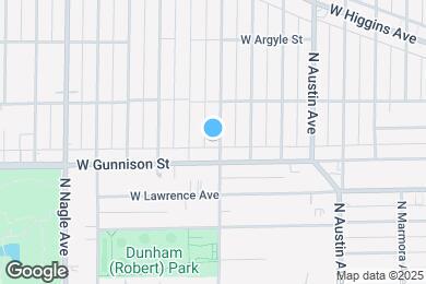 Map image of the property - 4818 N Moody Ave