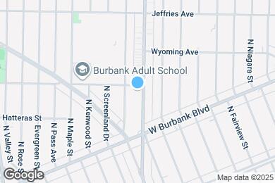 Map image of the property - 1519 N Hollywood Way