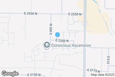 Map image of the property - 244 E 2350 N