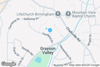 Map image of the property - 2201 Pentland Dr