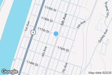 Map image of the property - 623 5th Ave