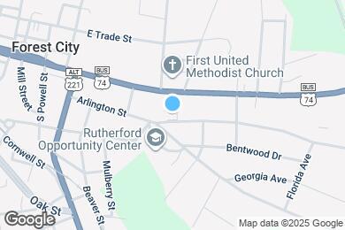 Map image of the property - 261 Arlington St