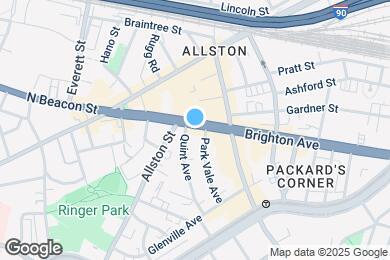 Map image of the property - 180 Brighton Ave