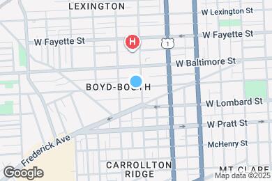 Map image of the property - 2011 Hollins St