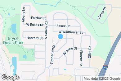 Map image of the property - 3191 W Oakfield St