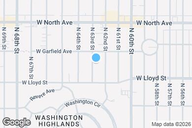 Map image of the property - 2152 N 63rd St