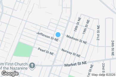 Map image of the property - 1675 Jefferson St NE