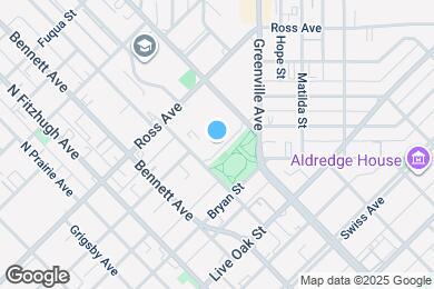 Map image of the property - 1500 N Henderson Ave